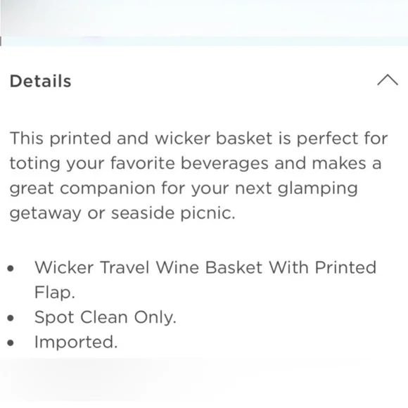 NEW Lilly Pulitzer Wicker Wine Basket - Picture 12 of 12